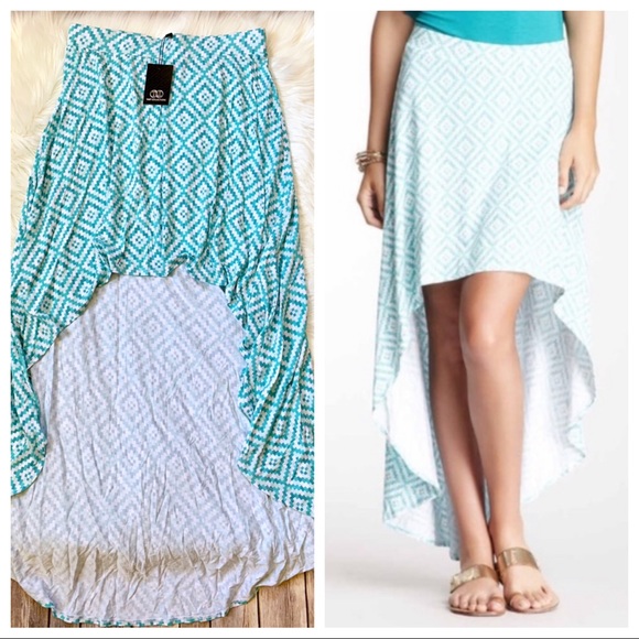 Tart Dresses & Skirts - Tart Ashland High-Low Aqua Skirt